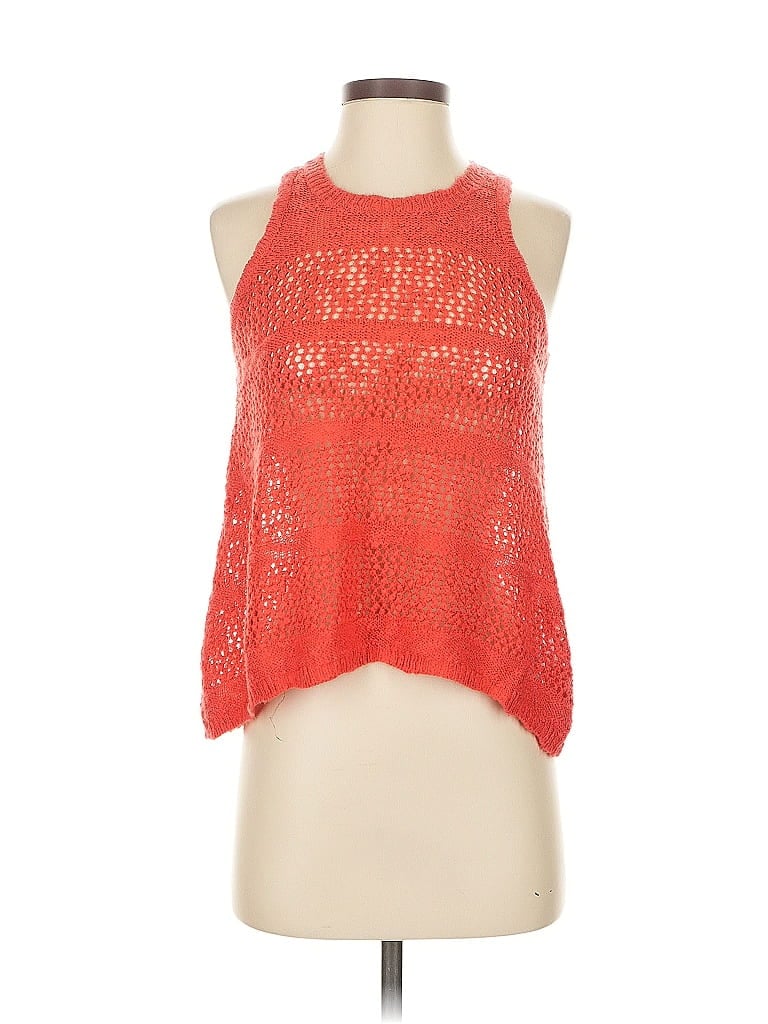 UNBRANDED Pre-owned Tank Top Red Halter Neckline Tops