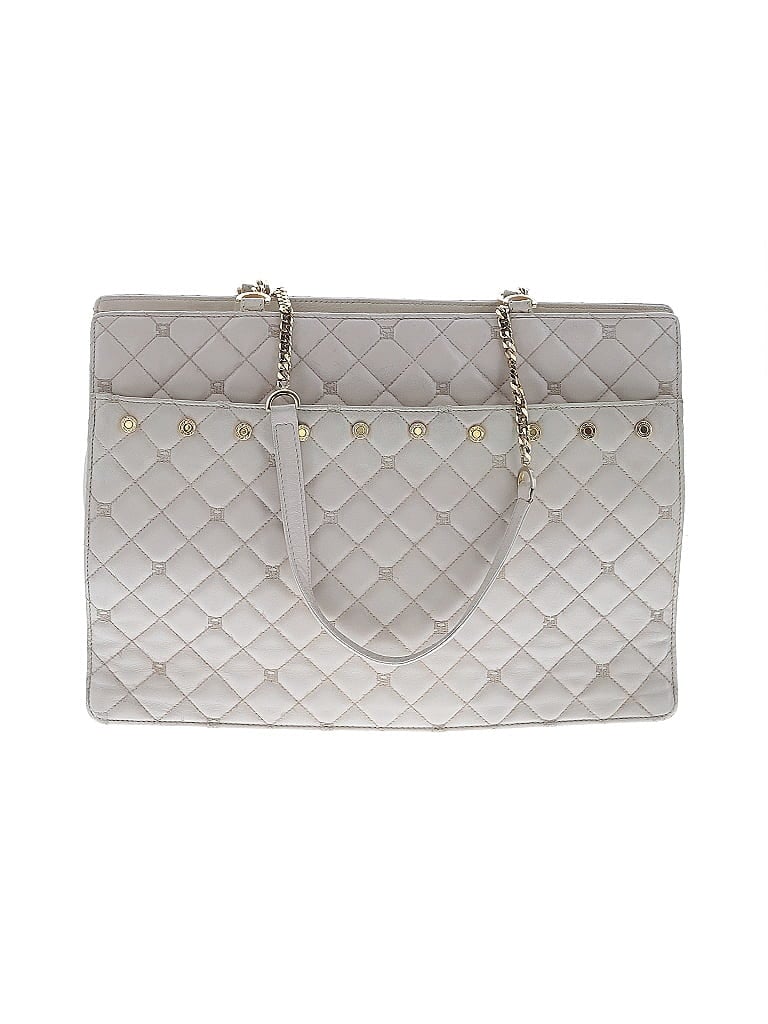 Pre-owned St John Leather Shoulder Bag In Brown