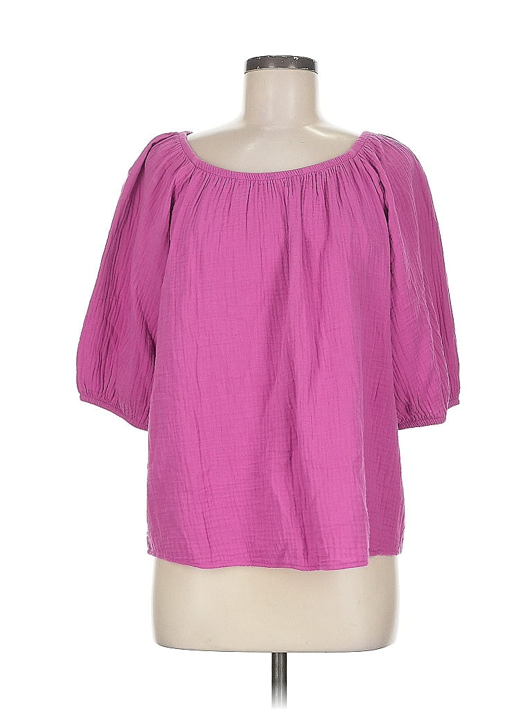 Pre-owned Universal Thread 3/4 Sleeve Blouse In Pink