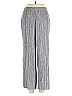 Topshop 100% Polyester Chevron-herringbone Silver Gray Casual Pants Size 8 - photo 1