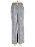 Topshop 100% Polyester Chevron-herringbone Silver Gray Casual Pants Size 8 - photo 2