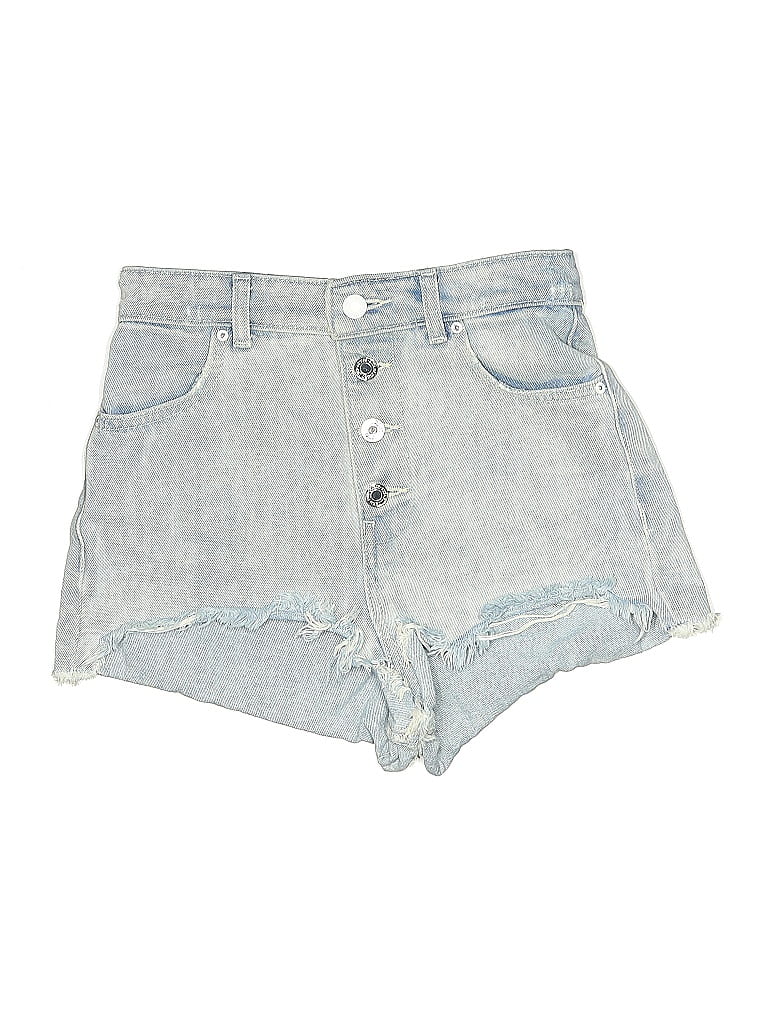 Pre-owned Guess Denim Shorts In Blue