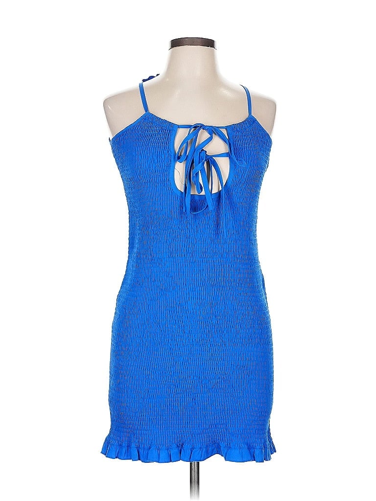 Pre-owned Shein Cocktail Dress In Blue