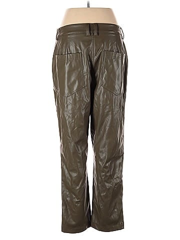 Topshop Faux Leather Pants (view 2)