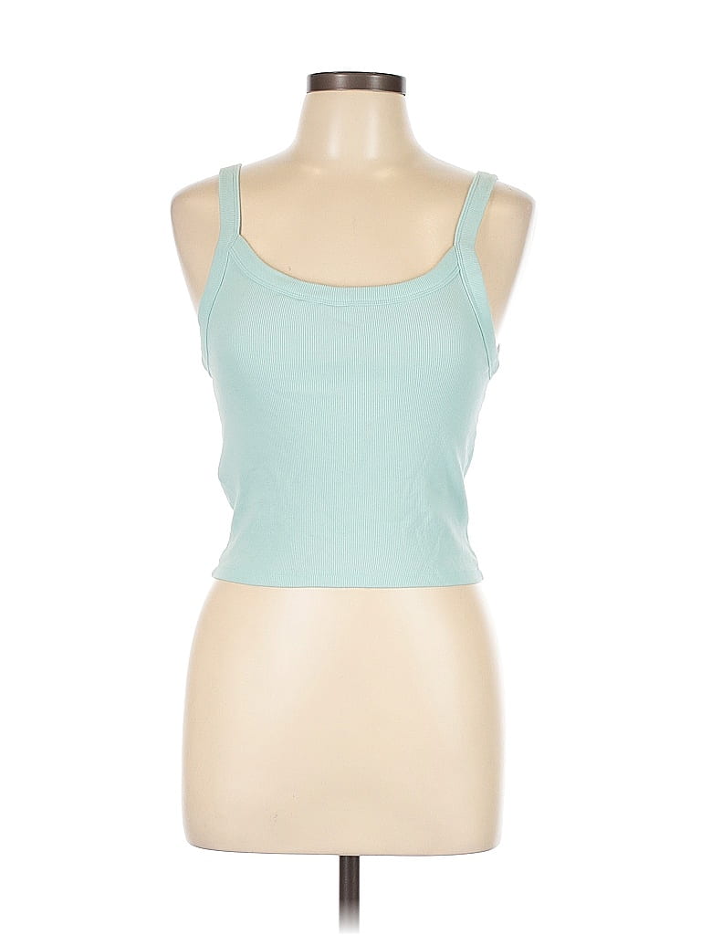 Click to view more detailed imagery on our partner's website Pre-owned Levi's Tank Top Teal Strapless Neckline Tops In Blue