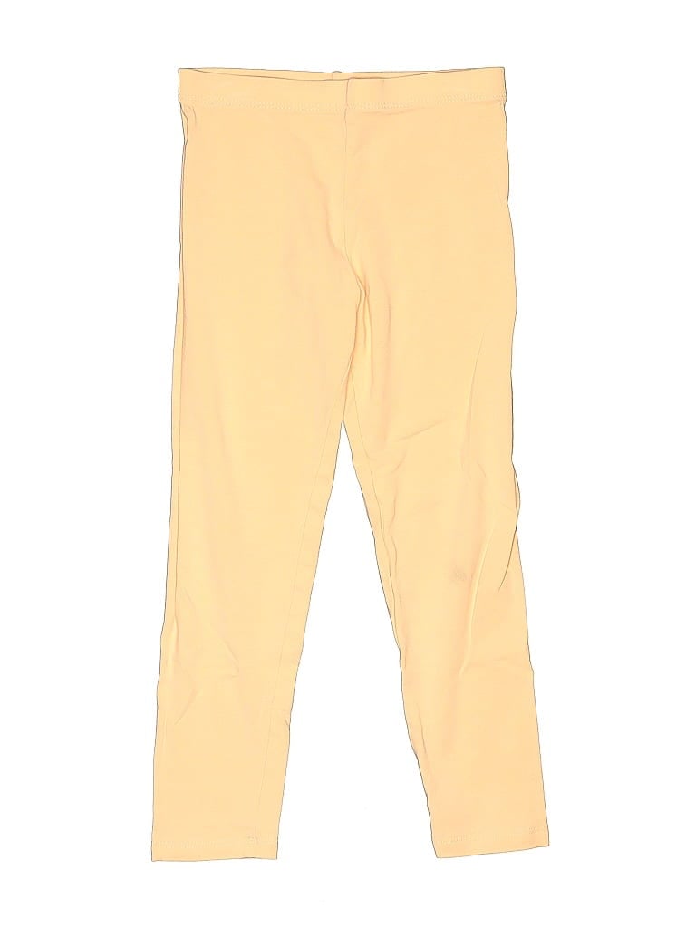 Pre-owned H&m Kids' Casual Pants In Yellow