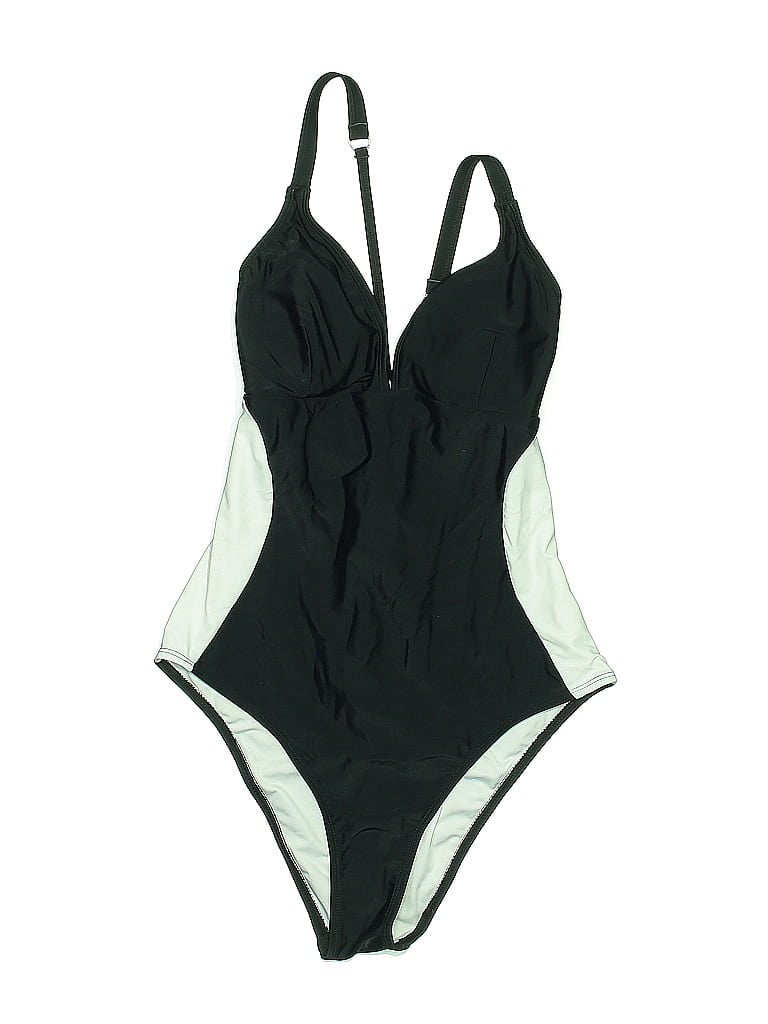Pre-owned Unbranded One Piece Swimsuit In Black