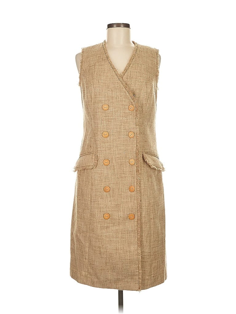 Pre-owned J. Mclaughlin Casual Dress In Brown