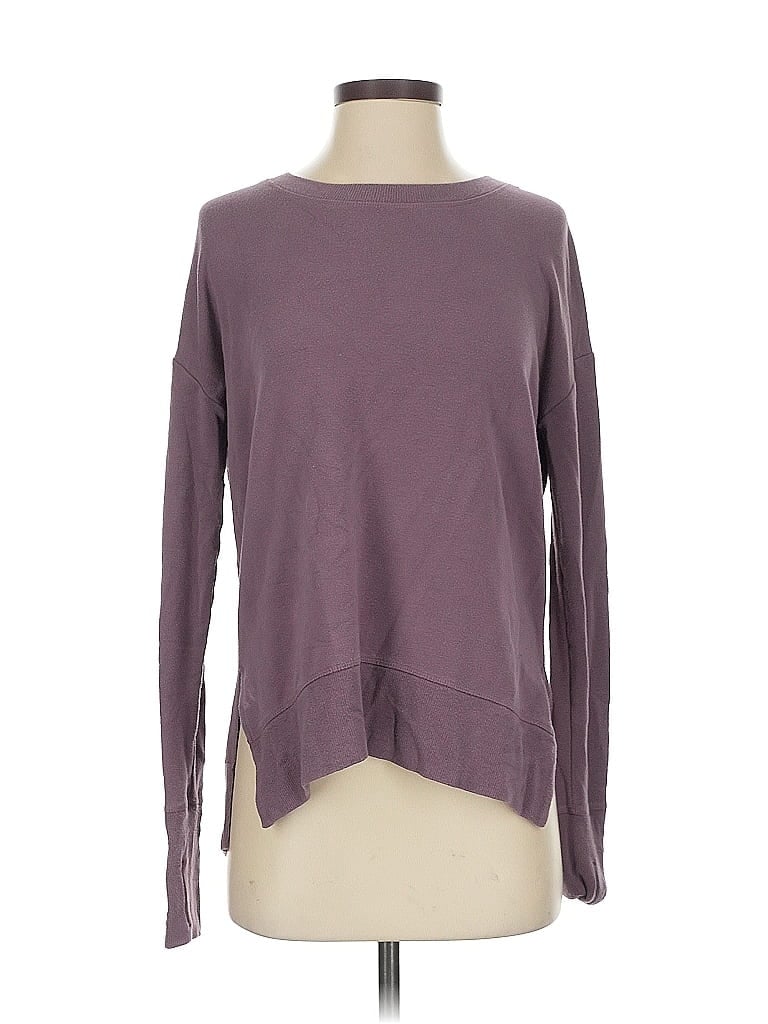 Pre-owned Athleta Pullover Sweater In Purple