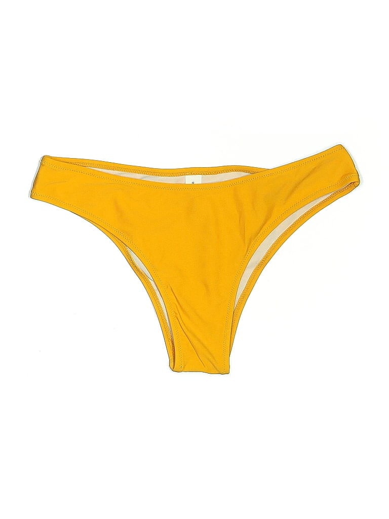 Pre-owned Made With Love Swimsuit Bottoms In Yellow