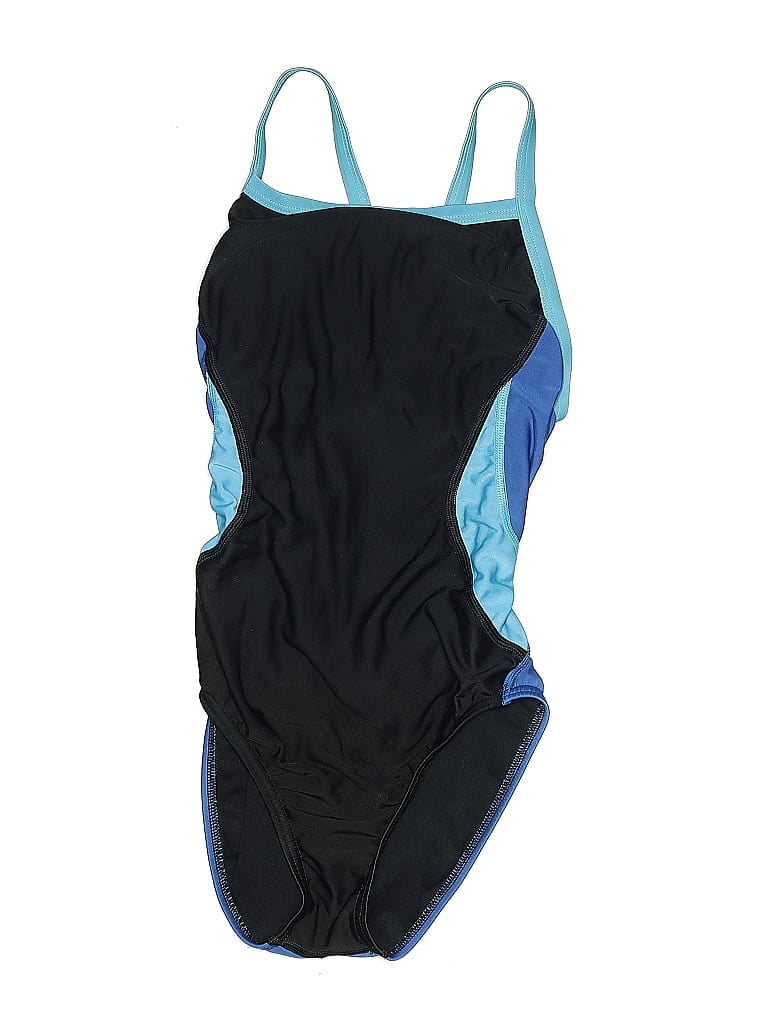 Pre-owned Speedo One Piece Swimsuit In Black