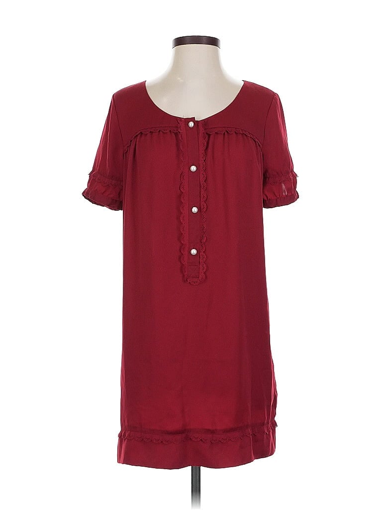 Click to view more detailed imagery on our partner's website Pre-owned Cooperative Casual Dress In Burgundy
