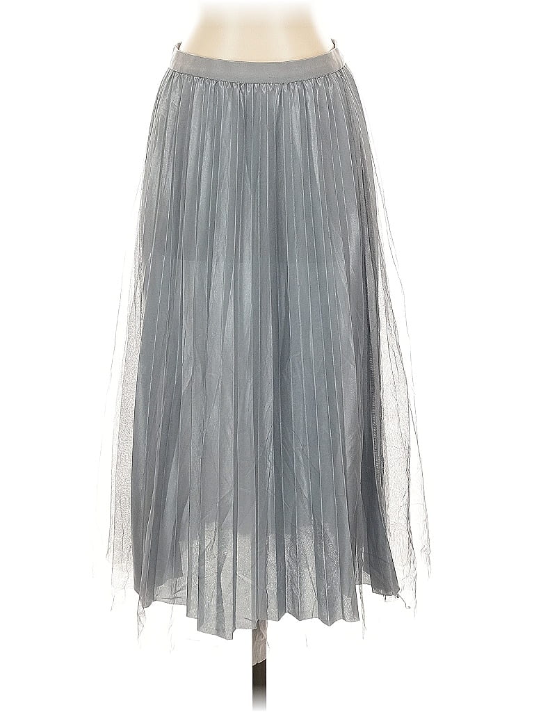 Pre-owned Unbranded Formal Skirt In Blue