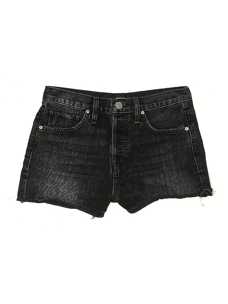 Pre-owned Hudson Denim Shorts In Black