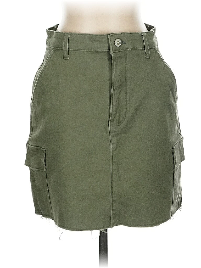 Pre-owned Hollister Casual Skirt In Green