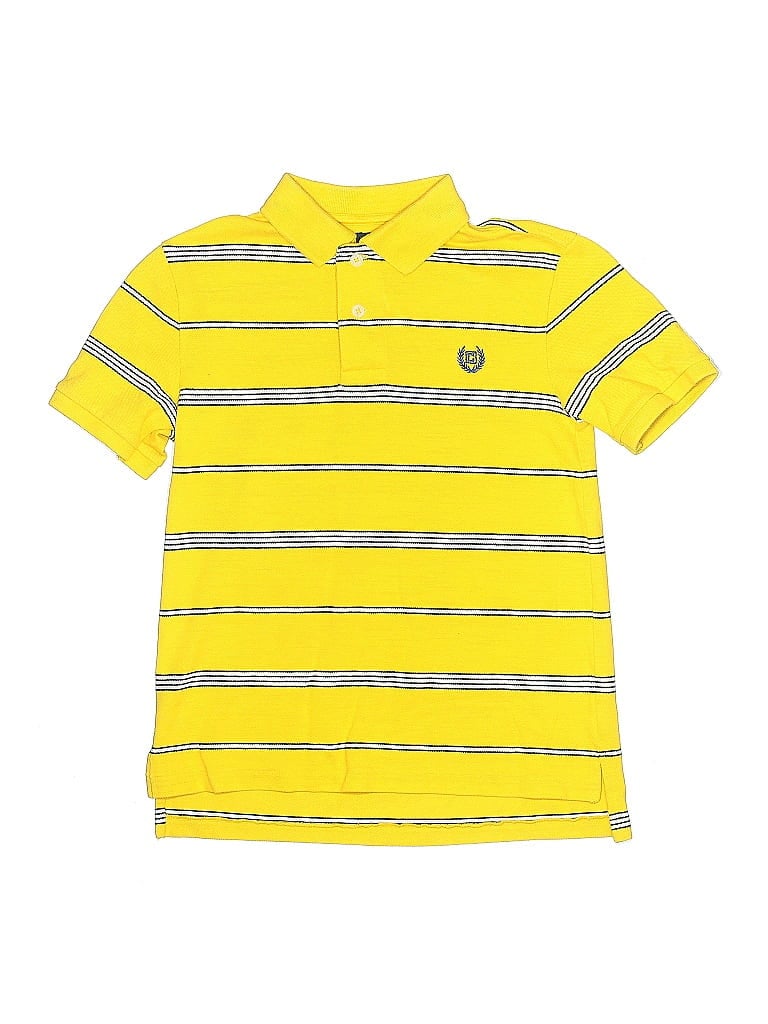 Pre-owned Chaps Kids' Short Sleeve Polo Shirt In Yellow