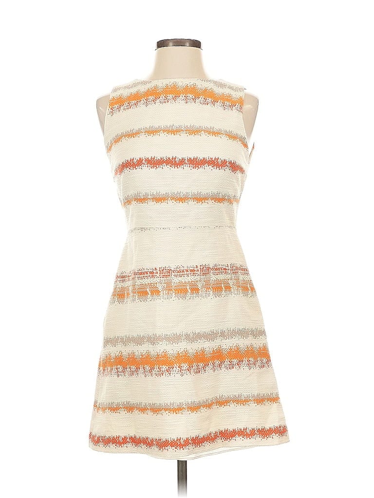 Pre-owned Alice And Olivia Alice + Olivia Casual Dress In White