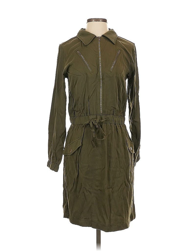 Pre-owned Soho Jeans New York & Company Casual Dress In Green