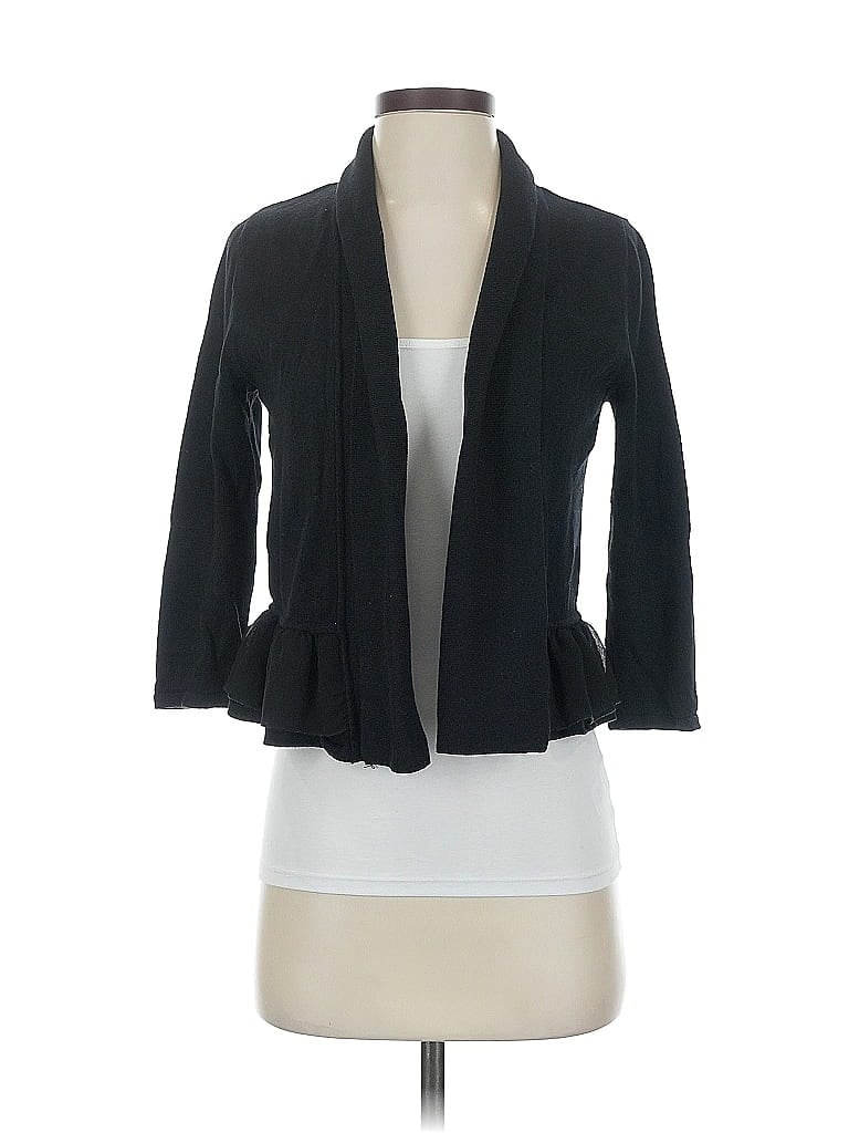 Pre-owned Inc International Concepts Cardigan Sweater In Black