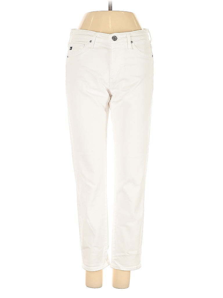 Pre-owned Adriano Goldschmied Jeans In White