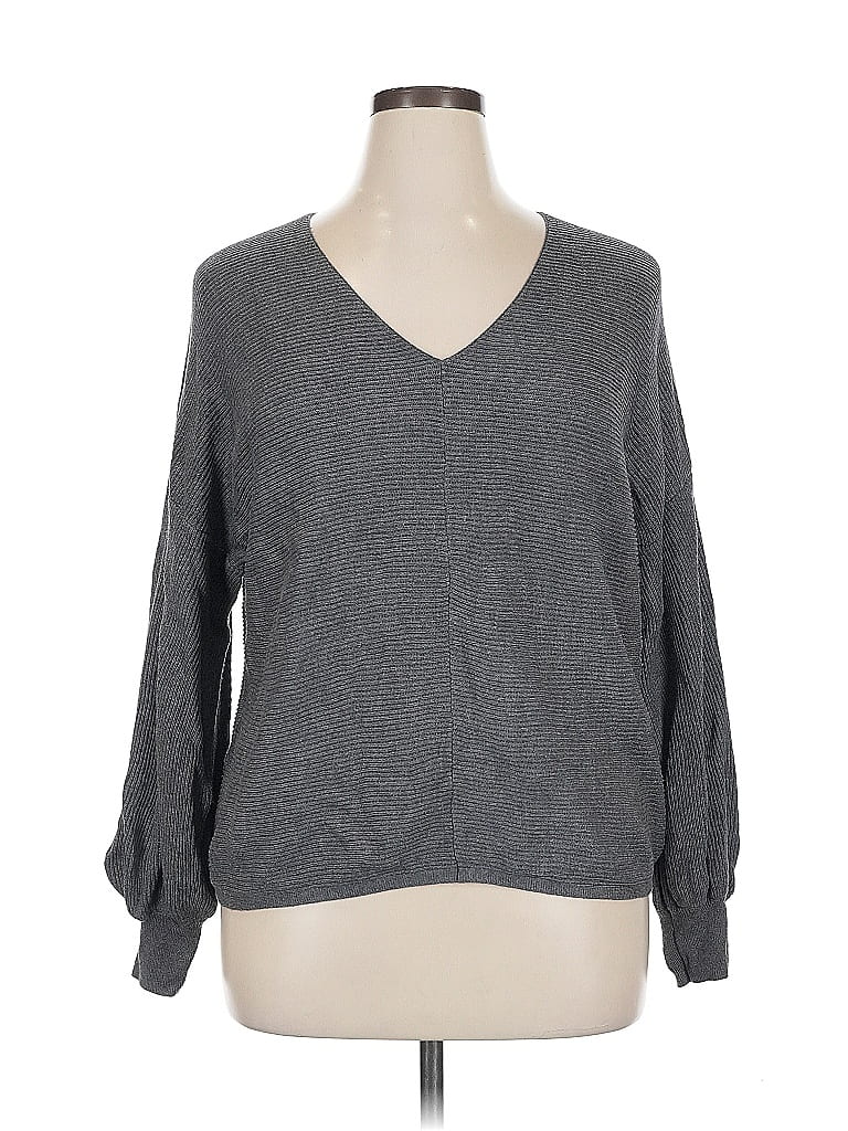 Click to view more detailed imagery on our partner's website Pre-owned 1.state Pullover Sweater In Gray