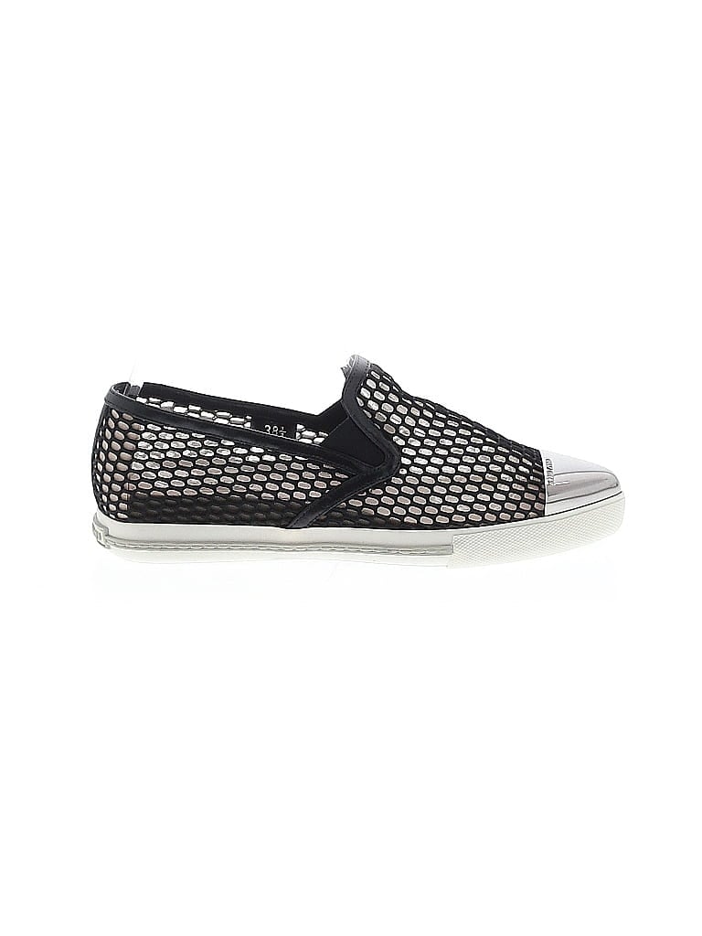 Pre-owned Miu Miu Flats In Black