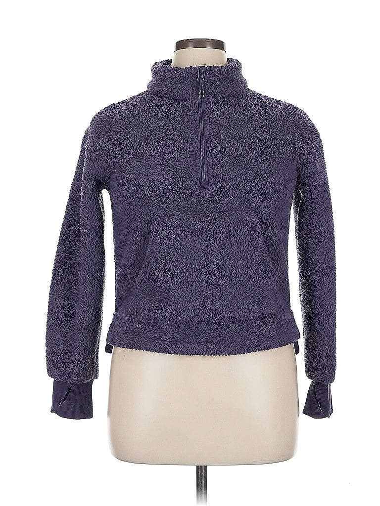Pre-owned All In Motion Turtleneck Sweater In Purple