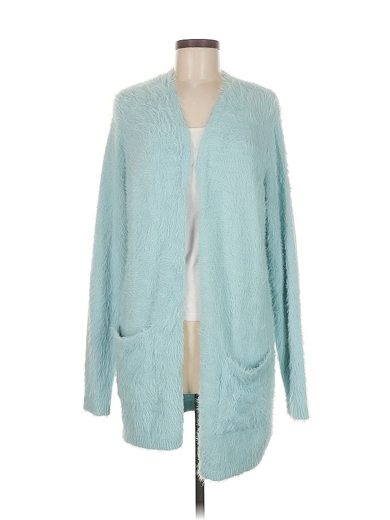 Pre-owned Colleen Lopez Cardigan Sweater In Blue