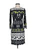 BCBGMAXAZRIA Graphic Gray Casual Dress Size XXS - photo 1
