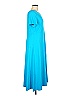 Talbots Solid Blue Casual Dress Size 0X - photo 4