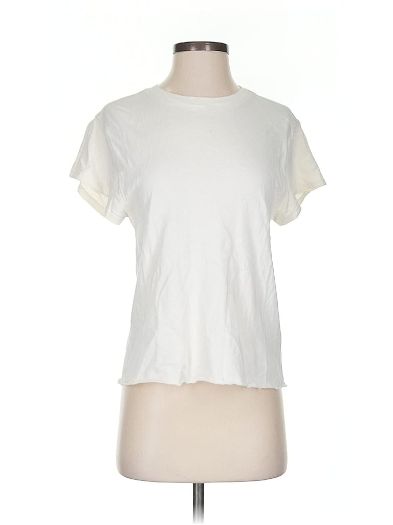 Pre-owned Sincerely Jules For Bandier Short Sleeve T-shirt In White