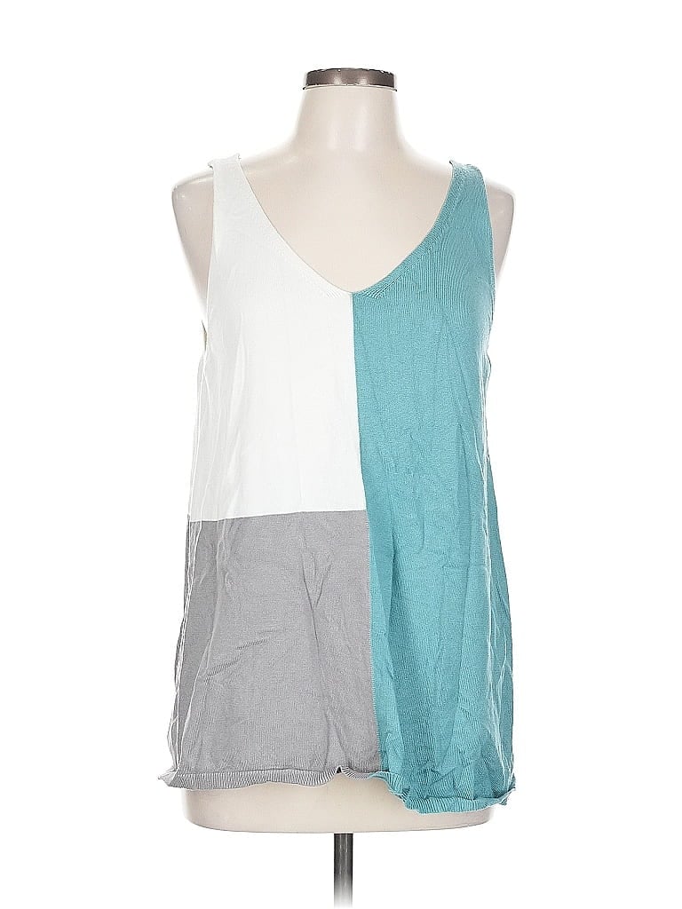 Pre-owned Unbranded Sleeveless T-shirt In Blue