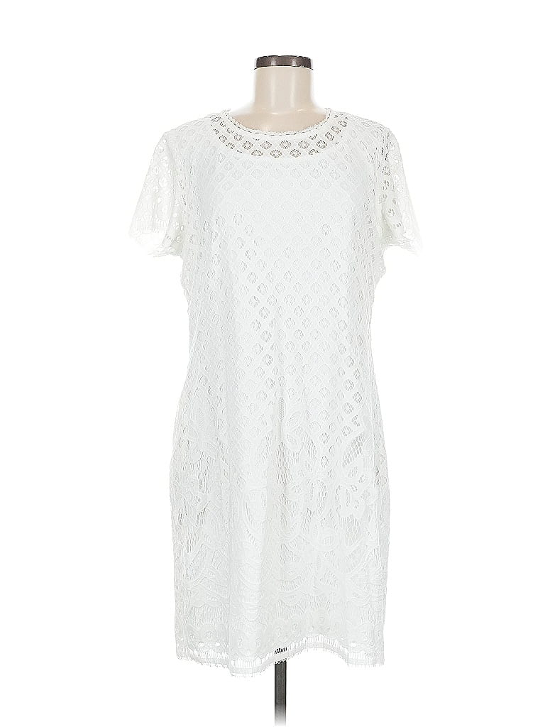 ISAAC MIZRAHI LIVE Pre-owned Cocktail Dress In White