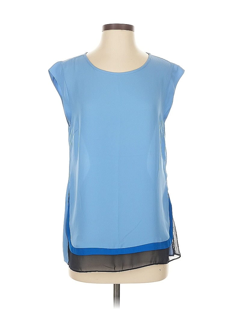 Pre-owned The Limited Sleeveless Blouse In Blue