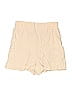 Salanta 100% Polyester Solid Ivory Khaki Shorts Size 6 - photo 1