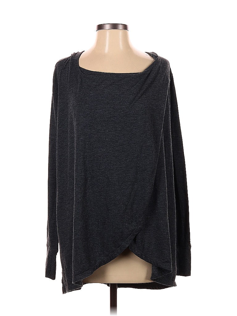 Pre-owned Cuddl Duds Pullover Sweater In Gray