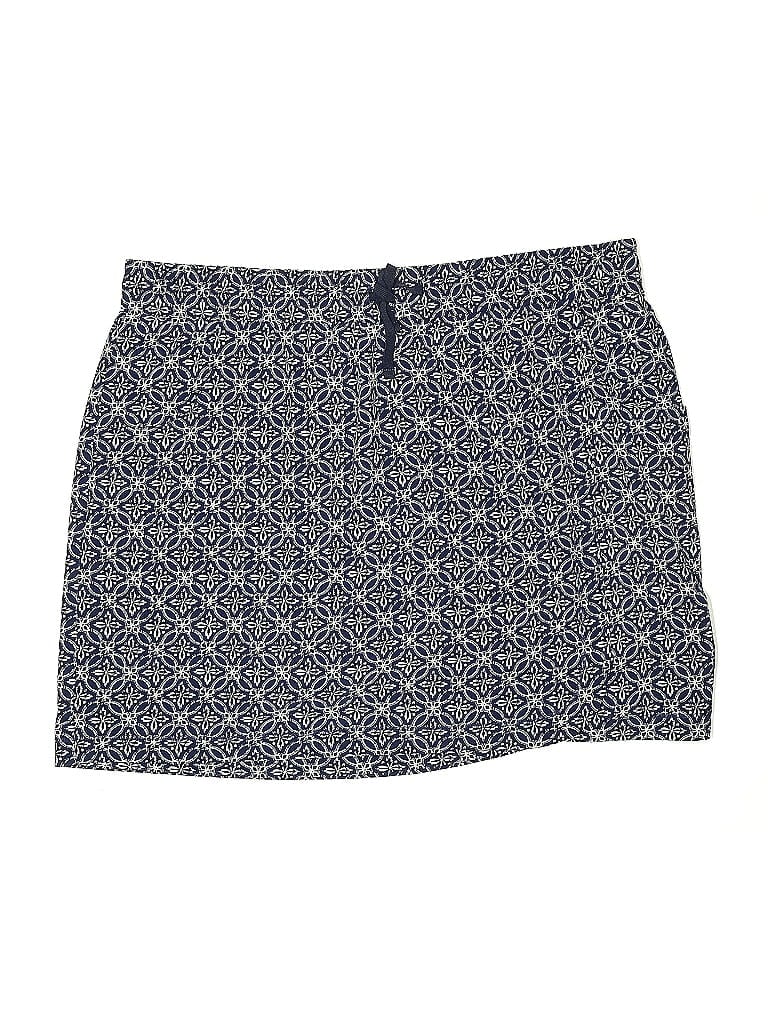 Pre-owned T By Talbots Casual Skirt In Blue