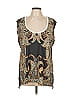 Chaser Gray Sleeveless Blouse Size L - photo 1