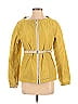 'S Max Mara 100% Polyester Yellow Raincoat Size 4 - photo 1