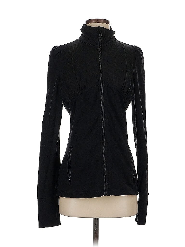 Click to view more detailed imagery on our partner's website Pre-owned Lorna Jane Active Track Jacket In Black