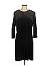 Sara Campbell Solid Black Casual Dress Size L - photo 1