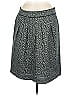 Ann Taylor Paisley Gray Silk Skirt Size 6 - photo 1
