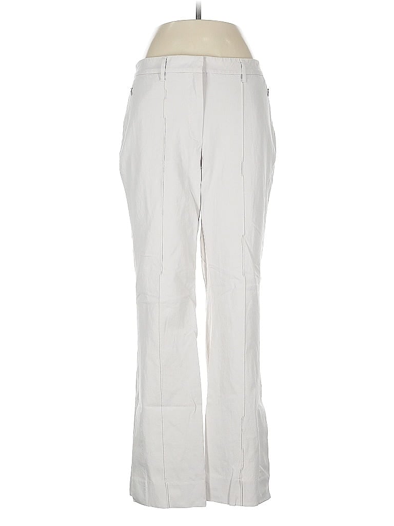 Pre-owned Per Se By Carlisle Dress Pants In White