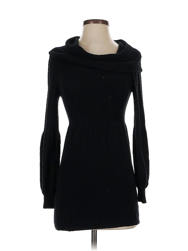 Pre-owned Unbranded Turtleneck Sweater In Black