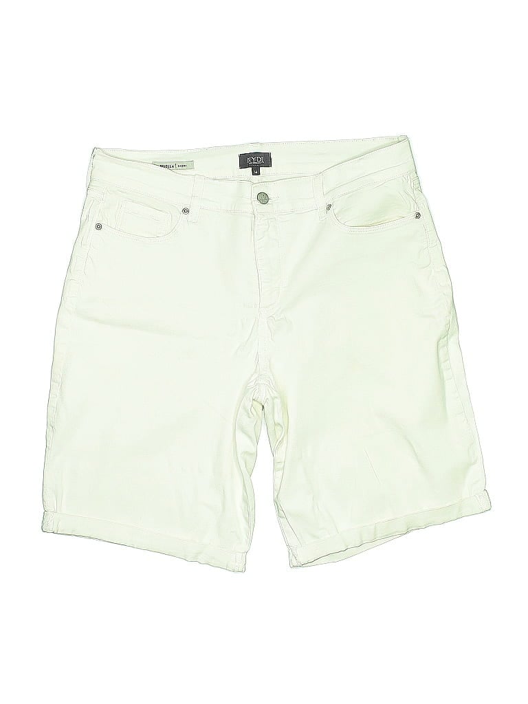Pre-owned Nydj Khaki Shorts In Green