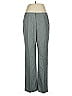 Le Suit 100% Polyester Chevron-herringbone Gray Dress Pants Size 14 - photo 1