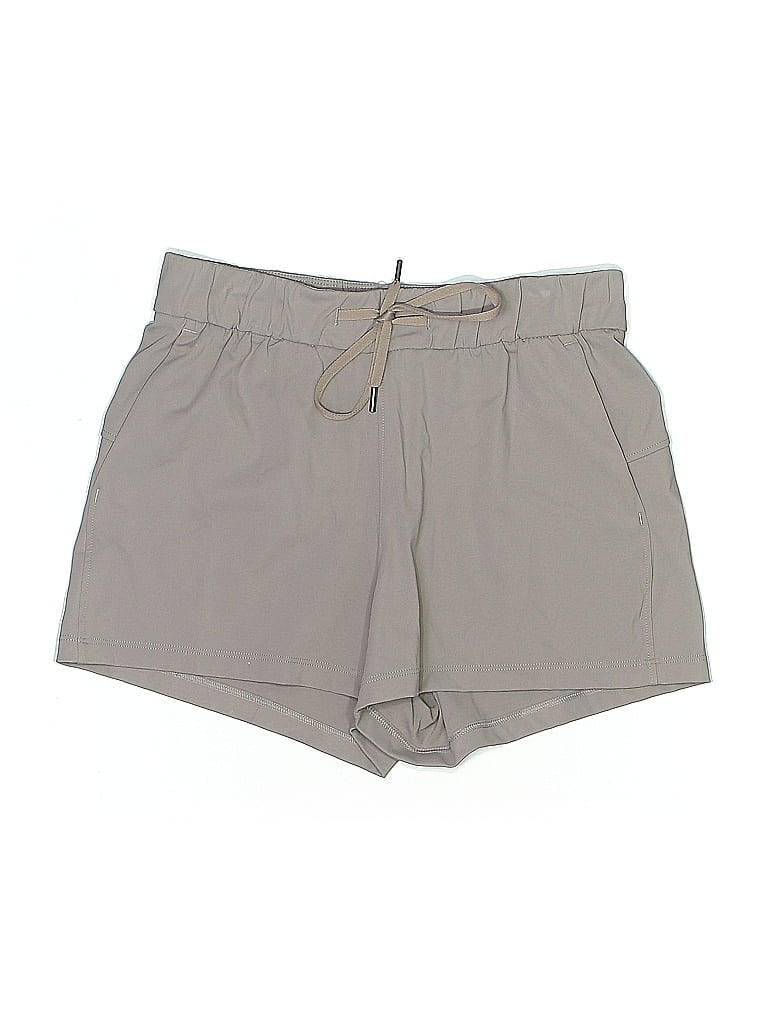 Click to view more detailed imagery on our partner's website Pre-owned Crz Yoga Khaki Shorts In Gray