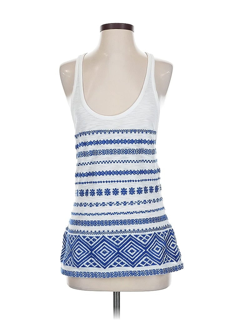 Pre-owned Sam Edelman Sleeveless Top Blue Halter Neckline Tops