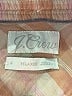 J.Crew 100% Cotton Plaid Orange 3/4 Sleeve Button-Down Shirt Size 4 - photo 7