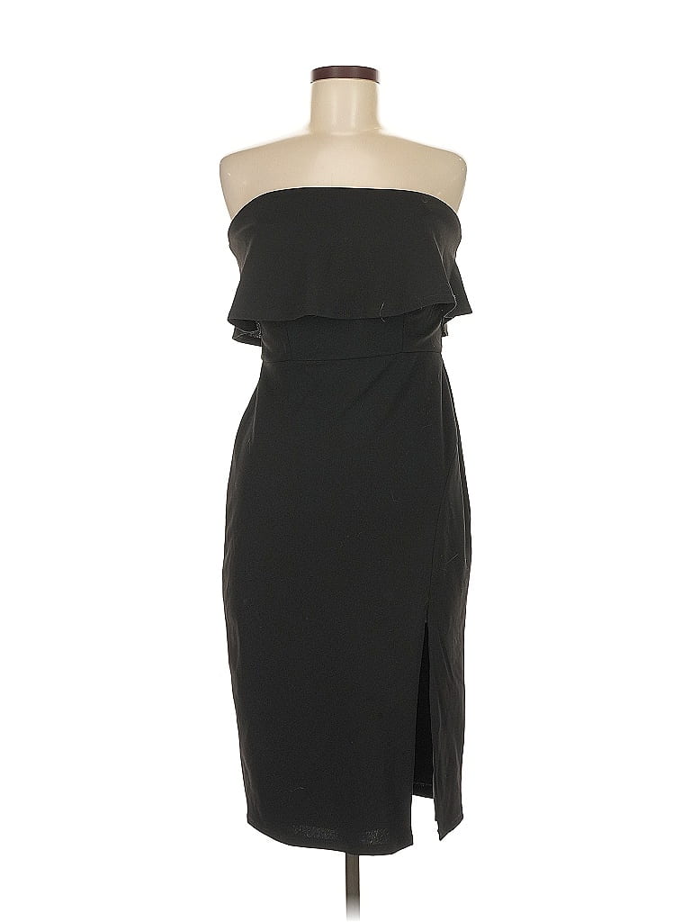 Pre-owned Crystal Doll Cocktail Dress In Black
